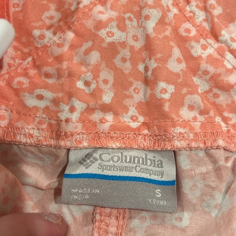 Columbia Girls Salmon Rose Funflower Washed Out Playsuit/NWT/S